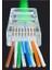 Yeni Nesil Delikli Cat6 Ez RJ45 Konnektör UTP Jack 100 Adet 3
