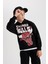 Erkek Çocuk NBA Chicago Bulls Kapüşonlu Kalın Sweatshirt B4794A823WN 6