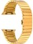 Apple Watch 9 45MM Kordon Alüminyum Alaşım Çizgi Desenli KRD79 Gold 1