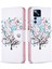 Xiaomi 12T 5g/redmi K50 Ultra 5G/12T Pro 5g Cüzdan Kılıf Pu Deri Manyetik Kapanma Deseni Dönüşü Stand Telefon Kapak Çiçek Ağacı (Yurt Dışından) 1