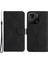 HT05 Cüzdan Stand Telefon Kılıfı Xiaomi Redmi 10A Baskılı Hat Cilt Touch Pu Deri Kapak Black (Yurt Dışından) 1