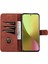 Xiaomi Için 12 Lite 5g Pu Deri Folio Flip Telefon Kapağı Anti-Drop Koruma Standı Cüzdan Case-Brown (Yurt Dışından) 2