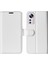 Xiaomi Için 12 Lite Cüzdan Tarzı Pu Deri Kabuk, Çılgın At Doku Kılıfı Manyetik Kapanış Folio Flip Telefon Kapağı Stand-Beyaz (Yurt Dışından) 1