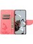 Xiaomi Için 12T 5g/redmi K50 Ultra 5g Kelebekler Çiçek Baskı Şok Geçirmez Cüzdan Kılıf Pu Deri Deri Stand Manyetik Kapanış Flip Folio Telefon Kapak Pink (Yurt Dışından) 2