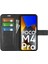 Xiaomi Için Poco M4 Pro 4g Manyetik Kıta Dokulu Pu Deri Kılıf Cüzdan Stand Flip Telefon Kapağı Black (Yurt Dışından) 4