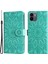 Xiaomi Için Redmi A1 4g/a2 4g Ayçiçeği Baskılı Pu Deri Cüzdan Kılıf Katlanabilir Stand Tam Vücut Koruma Kapağı El Kayış Yeşili (Yurt Dışından) 1