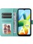Xiaomi Için Redmi A1 4g/a2 4g Ayçiçeği Baskılı Pu Deri Cüzdan Kılıf Katlanabilir Stand Tam Vücut Koruma Kapağı El Kayış Yeşili (Yurt Dışından) 2