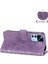 Xiaomi 12T 5g/redmi K50 Ultra 5G/12T Pro 5g Stand Cüzdan Pu Deri Kılıf Çiçeği Baskı Anti Kıvlatıcı Telefon Kapağı Strap-Purple ile (Yurt Dışından) 4