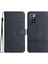 Xiaomi Redmi Için 10 2022 4g Cowhide Doku Iş Stili Pu Deri Flip Kapak Cüzdan Stand Anti-Çizelge Telefon Kılıf Mavisi (Yurt Dışından) 1