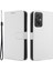 Xiaomi Redmi Için 11 Prime 4g Pu Deri Stand Manyetik Kapatma Cep Telefonu Kapak Elmas Dokusu Flip Cüzdan Telefon Kapağı Strap-White ile (Yurt Dışından) 1