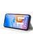 Xiaomi Redmi Için 11 Prime 4g Pu Deri Stand Manyetik Kapatma Cep Telefonu Kapak Elmas Dokusu Flip Cüzdan Telefon Kapağı Strap-White ile (Yurt Dışından) 4