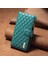 Xiaomi Için 12 Lite 5g Baskılı Rhombus Desen Fermuar Cep Tasarım Kapağı Iyi Korumalı Anti-Drop Mat Pu Deri Telefon Kılıfı Stand Cüzdan Yeşili (Yurt Dışından) 5