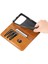 Xiaomi Poco M4 Pro 4g Pu Deri Folio Kapak Stand Gizli Manyetik Adsorpsiyon Tam Koruma Cüzdan Flip Case-Brown (Yurt Dışından) 5
