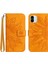 HT04 Xiaomi Redmi A1 4g/a2 4g Şok Geçirmez Cilt-Dokunuşlu Pu Deri Telefon Kılıfı Stand Cüzdanı El Strap-Sarı (Yurt Dışından) 1