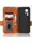 Xiaomi 12T 5g/redmi K50 Ultra 5g, Baskılı Üçgen Desen Pu Deri Cüzdan Stand Folio Flip Koruyucu Kapak Kahverengi (Yurt Dışından) 4