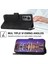 Xiaomi Için Dierfeng Df-03 12T 5g/redmi K50 Ultra 5g Çizgileri Baskılı Deri Kılıf Stand Cep Telefonu Kapak Black (Yurt Dışından) 4
