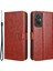 Pu Deri Cüzdan Xiaomi Redmi Için Manyetik Telefon Kılıfı 11 Prime 4g, Çılgın At Doku Standı Özellik Kabuk Kapağı Strap-Brown (Yurt Dışından) 1
