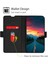 Xiaomi Için Redmi K50 Ultra 5G/12T 5g Stand Kartı Tutucu Pu Deri Deri Çift Manyetik Toka Folio Flip Cover-Black (Yurt Dışından) 3