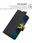 Xiaomi Için Redmi K50 Ultra 5G/12T 5g Stand Kartı Tutucu Pu Deri Deri Çift Manyetik Toka Folio Flip Cover-Black (Yurt Dışından) 5