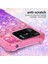 Xiaomi Redmi Için Yb Quicksand 10C Glitter Kasa Gradyan ve Akan Sıvı Yumuşak Tpu Yastık Telefon Kapak-Pembe/mor (Yurt Dışından) 4
