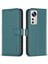 Xiaomi Için Deri Telefon Kapağı 12 Lite 5g Anti-Drop Cüzdan Standı Case-Yeşil (Yurt Dışından) 1