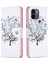 Xiaomi Redmi A1 4g/a2 4g/a1+ 4g/a2+ 4g/poco C50 4g Cüzdan Kılıfı Düşüş Pu Deri Deri Manyetik Kapatma Deseni Flip Stand Telefon Kapak Çiçeği Ağacı (Yurt Dışından) 1