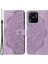 Xiaomi Redmi Için 10C Her Şey Dahil Koruma Telefon Kılıfı Pu Deri Mandala Çiçek Baskılı Stand Özellik Telefon Cüzdan Tarzı Kapak Morası (Yurt Dışından) 1