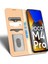 Xiaomi Poco M4 Pro 4g Için Pu Deri Telefon Kapağı, Baskılı Izgara Desen Standı Durumu Manyetik Otomatik Emzik Cüzdan Kılıf Bej (Yurt Dışından) 2