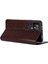Xiaomi 12T 5G/12T Pro 5g/redmi K50 Ultra Telefon Kılıfı Çılgın At Dokusu Orijinal Inek Deri Stand Cüzdan Kapak-Dark Brown (Yurt Dışından) 3