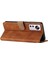 Xiaomi Için Telefon Kapağı 12 Lite 5g Baskılı Kelebek Telefon Kılıfı Deri Deri Cüzdan Flip Stand Telefon Kabuk-Brown (Yurt Dışından) 5