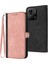Xiaomi Redmi 10A 4g Için YX0020 Pu Deri Telefon Kılıfı, Stand Çift Manyetik Toka Flip Kapak Kabuğu Kayış Pembe (Yurt Dışından) 1