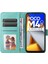 Xiaomi Için Poco M4 Pro 4g Ayçiçeği Baskılı Telefon Kılıfı Pu Deri Cüzdan Stand Sıçrama Dayanıklı Flip Telefon Kapağı Bilek Kayış-Yeşil ile (Yurt Dışından) 2