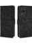 Xiaomi Için Poco F4 5g/redmi K40S 5g Stand Stand Pu Deri Kılıf Cilt Touch Hissed Folio Flip Flip Koruyucu Kapak Strap-Black (Yurt Dışından) 1