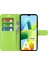 Xiaomi Için Redmi A1 4g/a2 4g Litchi Doku Pu Deri Telefon Tam Koruma Korusu Katlama Stand Cüzdan Flip Kapak Yeşili (Yurt Dışından) 2