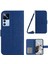 Xiaomi 12T 5G/12T Pro 5g/redmi K50 Ultra 5g HT04 Baskılı Ayçiçeği Flip Cüzdan Kapağı Cilt Pu Deri Deri Stand Manyetik Şok Geçirmez Folyo Folio Telefon Kılıfı Omuz Kayış-Dark Mavi (Yurt Dışından) 1