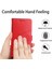 Xiaomi Poco M4 Pro 4g Için HT01 Pu Deri Telefon Kabuğu, Y Şeklinde Çizgiler Cüzdan Stand Telefon Kapak-Kırmızı (Yurt Dışından) 5