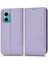 Xiaomi Için Redmi 10 5g/not 11E 5g/redmi 10 Prime+ 5g Izgara Doku Pu Deri Stand Vaka Kitabı Stili Manyetik Autsorbed Cep Telefonu Cüzdan Kapak Işık Mor (Yurt Dışından) 1