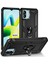 Xiaomi Redmi A1 4g/a2 4g Askeri Derece Drop Anti-Drop Pc+Tpu Koruyucu Kapak Ring Kickstand-Black (Yurt Dışından) 1