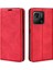 Xiaomi Redmi Için 10A Cilt Duygu Deri Deri Kapak Otomatik Kapatma Cüzdan Stand-Red ile Manyetik Telefon Kılıfı (Yurt Dışından) 1