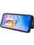 Xiaomi Redmi Için 11 Prime 4g Karbon Fiber Doku Manyetik Pu Deri Deri Anti-Sracratch Anti-Sracratch Kılıf Kartı Yuvası Stand Cep Telefonu Kapak Black (Yurt Dışından) 4