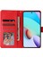Xiaomi Için Stand Kapağı Redmi 10 5g/redmi 10 Prime+ 5g/redmi Not 11E 5g, Folio Flip Pu Deri Cüzdan Cep Telefon Kılıfı Krader-Red ile (Yurt Dışından) 2