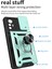 Xiaomi Için 12 Lite 5g Slayt Kamera Koruması Telefon Vaka Kickstand Pc+Tpu Hybrid Cep Telefonu Kapak Yeşili (Yurt Dışından) 3