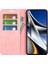 Ipeksi Touch Doku Deri Deri Kapağı Xiaomi Poco X4 Pro 5g, Otomatik Absorbed Folio Flip Telefon Koruyucu Kılıf Cüzdan Katlanabilir Stand Pink (Yurt Dışından) 2