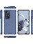 Xiaomi 12T Pro 5g Petek Dokusu Tpu+Pc Telefon Kapağı Şok Geçirmez Koruyucu Kasık Mavisi (Yurt Dışından) 5