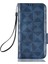 Xiaomi Redmi Için 11 Prime 4g Baskılı Üçgen Desen Pu Deri Stand Kılıfı Tam Koruma Telefon Cüzdan El Strap-Blue (Yurt Dışından) 3