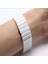 Apple Watch Se 2 2023 44MM Kordon Parlak Seramik Kaplama Yatay Görünüm Yandan Çıtçıt Zr Beyaz 3