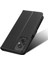 Xiaomi Redmi Için 11 Prime 4g Pu Deri Stand Manyetik Kapatma Cep Telefonu Kapağı Elmas Doku Çizgiye Başlı Doku Telefon Kapağı Strap-Black (Yurt Dışından) 5