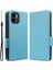 Xiaomi Için Şok Geçirmez Telefon Kılıfı Redmi A1 4g/a2 4g Litchi Doku Standı Cüzdan Pu Deri Manyetik Toka Folio Flip Telefon Kapak Baby Mavi (Yurt Dışından) 1