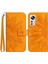 Xiaomi Için 12 Lite 5g HT04 Baskılı Ayçiçeği Pu Deri Cüzdan Kılıfı Cilt Touch Stand Manyetik Kapatma Flip Telefon Kapağı Strap-Sarı ile (Yurt Dışından) 1