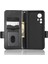 Xiaomi 12T 5g/redmi K50 Ultra 5g, Baskılı Üçgen Desen Pu Deri Cüzdan Stand Folio Flip Koruyucu Kapak Black Için Şok Geçirmez Telefon Kılıfı (Yurt Dışından) 4